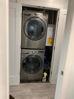 New washer/dryer. Laundry done in 1/2 the time.