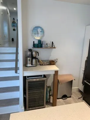 Mini beer and wine fridge