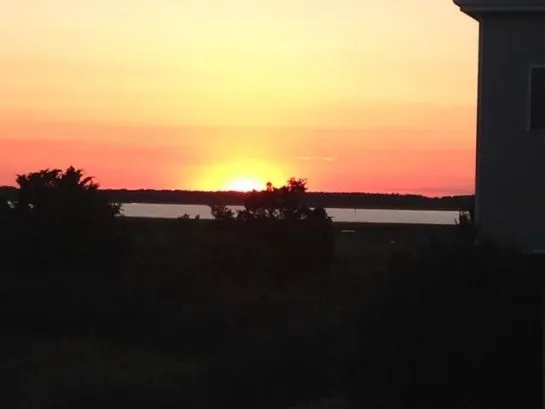 bay sunsets from decks
