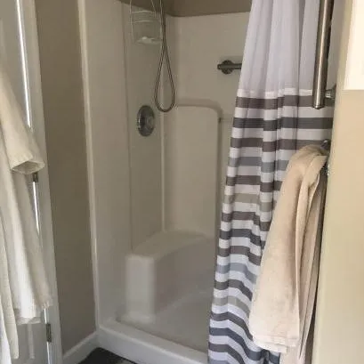 Master bath walk in shower 