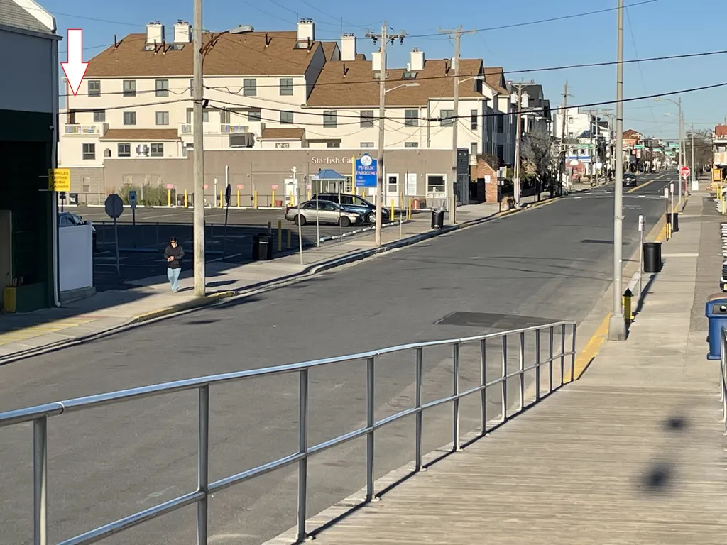 Steps from the boardwalk