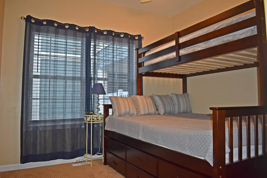 Bedroom #2 with twin over queen