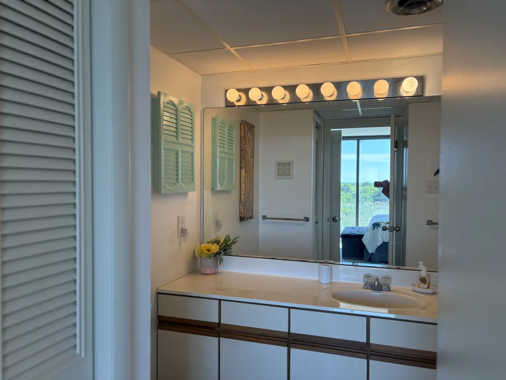 Master bath with tub and shower