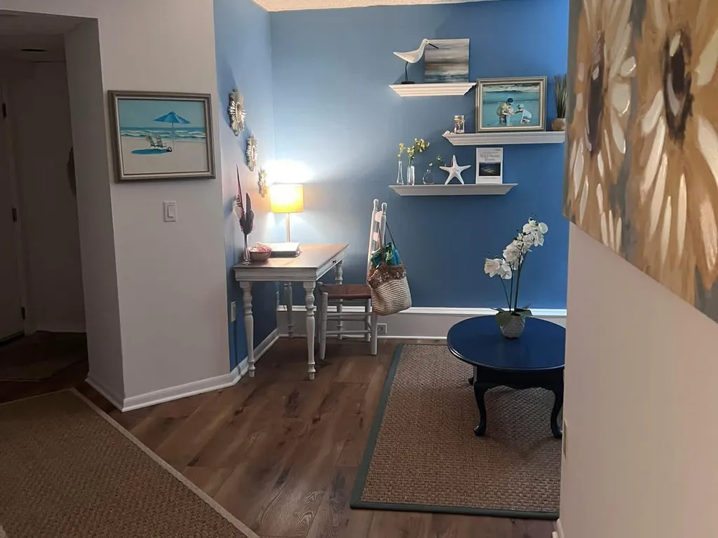 den area with pullout sofa