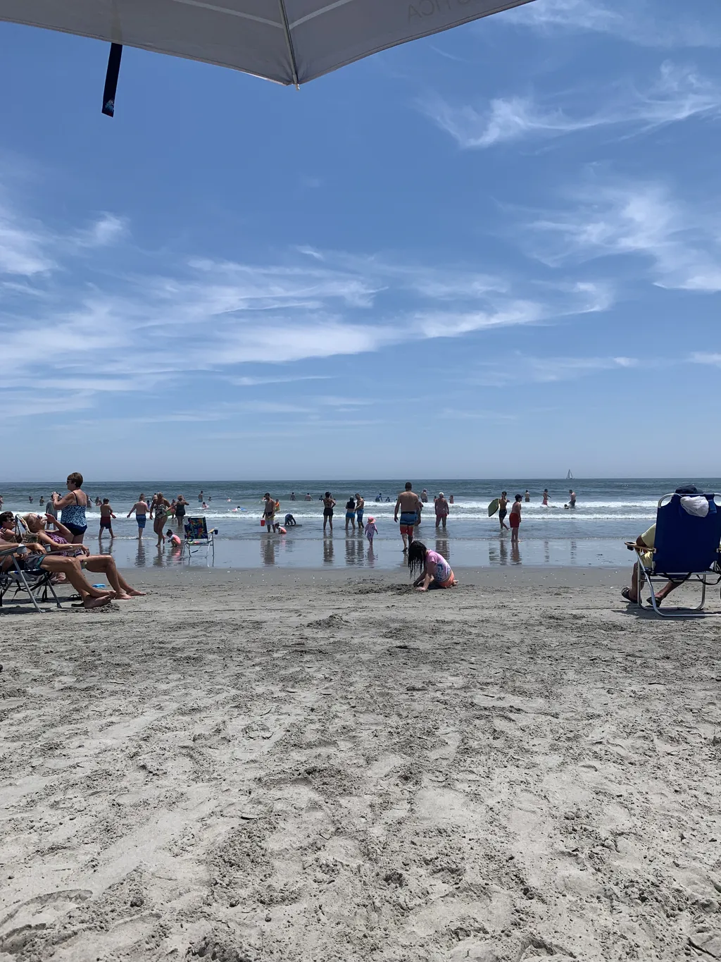 Beach block location with short walk to water