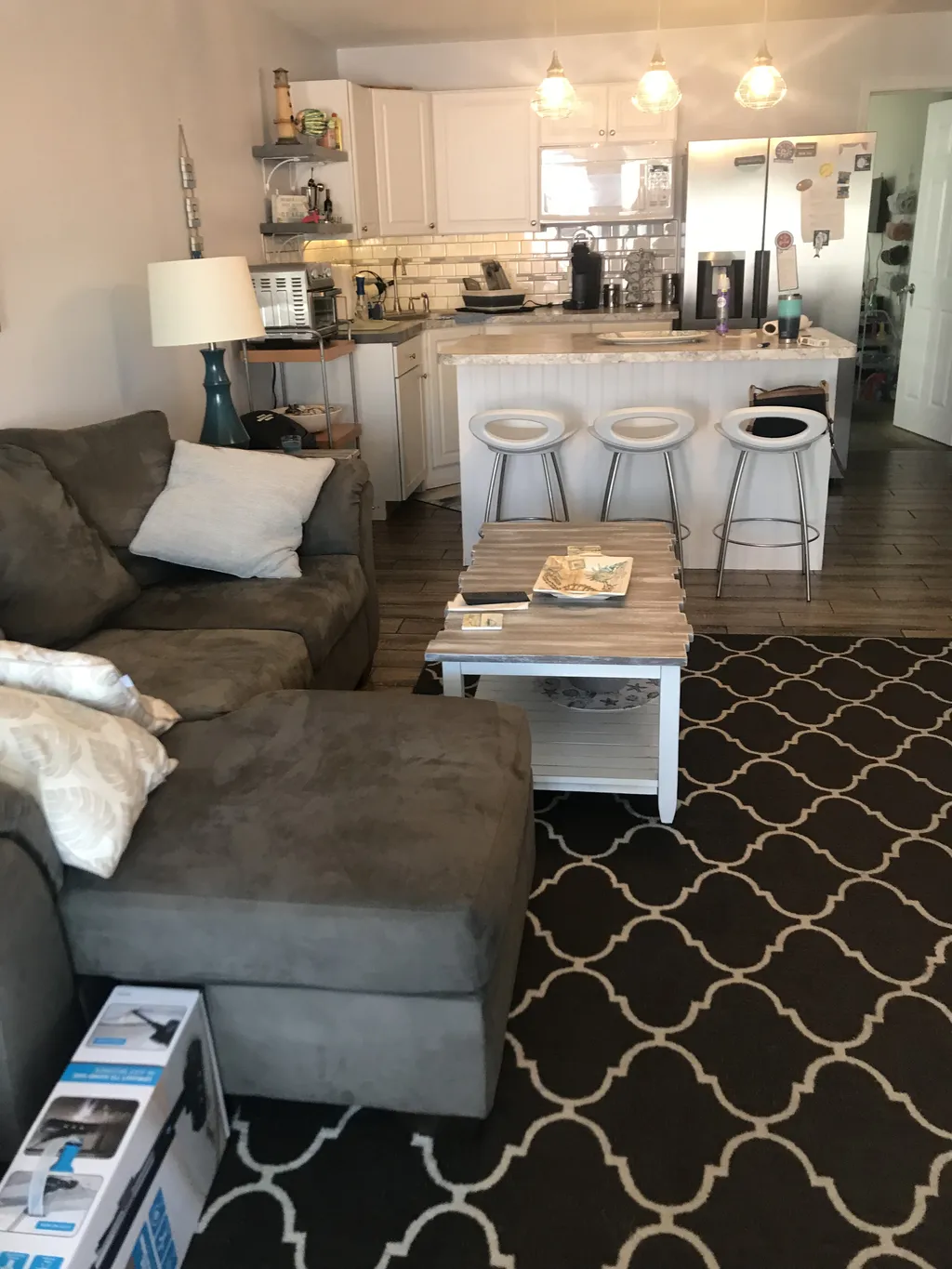Down stairs family room 