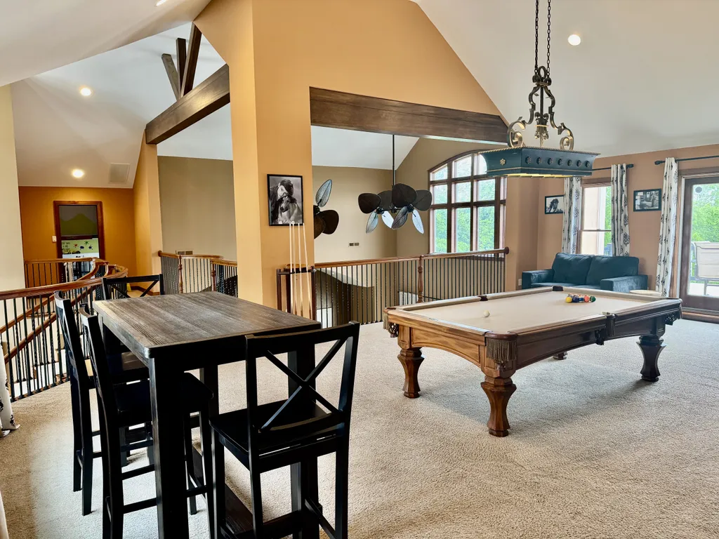Billiard Room with Views of Great Room