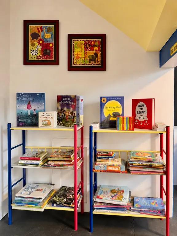 Playroom with Great Books for Kids!
