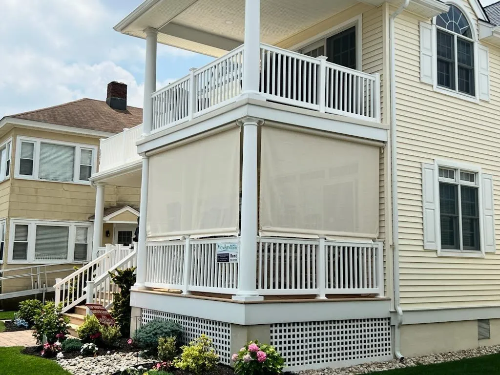 Front Deck w/Sun Shades Down