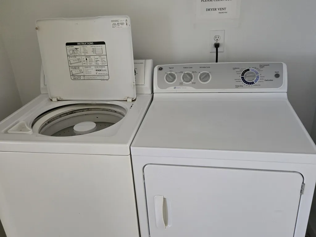 Full Washer + Dryer in Hallway