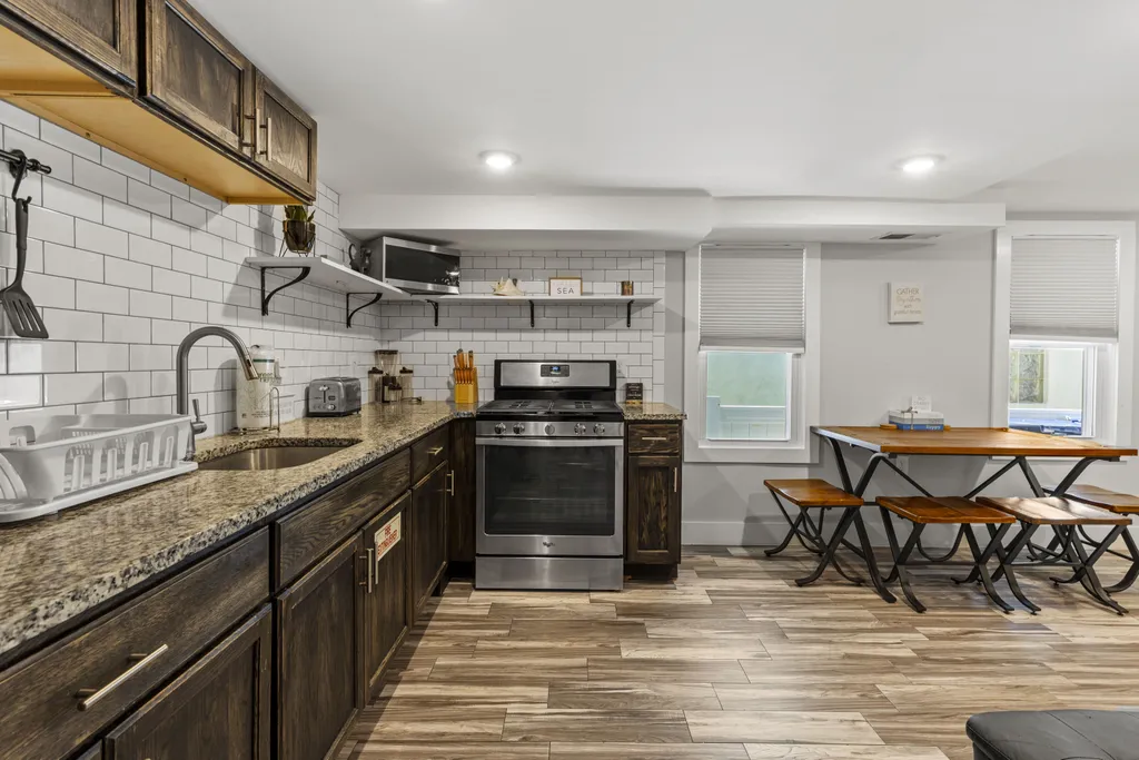 Apt 1 kitchen/living area
