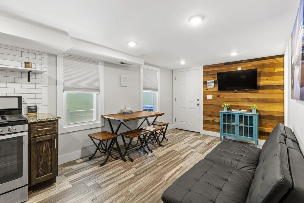 Apt 1 kitchen/living area