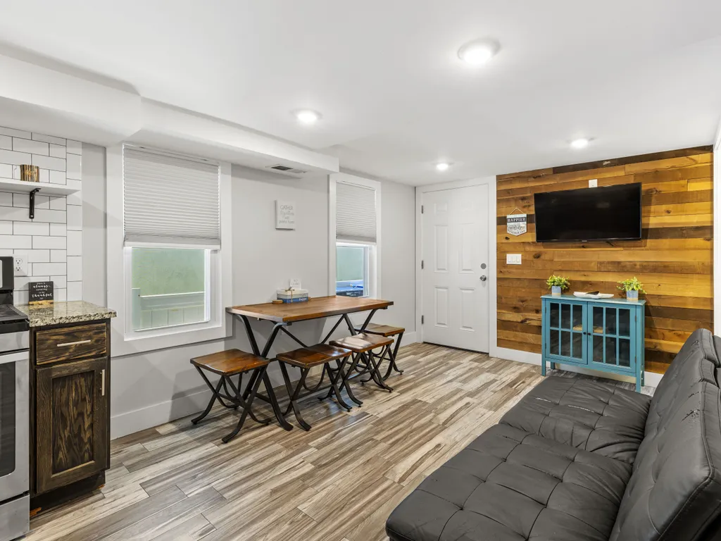 Apt 1 kitchen/living area