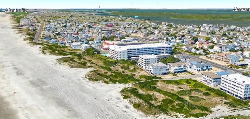Aerial view of building