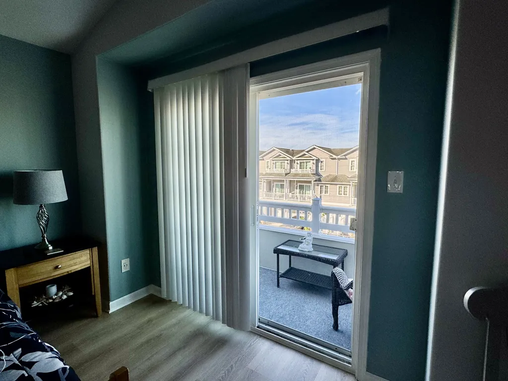 Private deck off the Master bedroom for great views and morning coffee