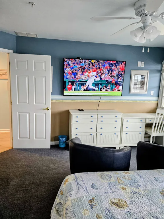 2nd floor king bedroom with 65&amp;quot; television