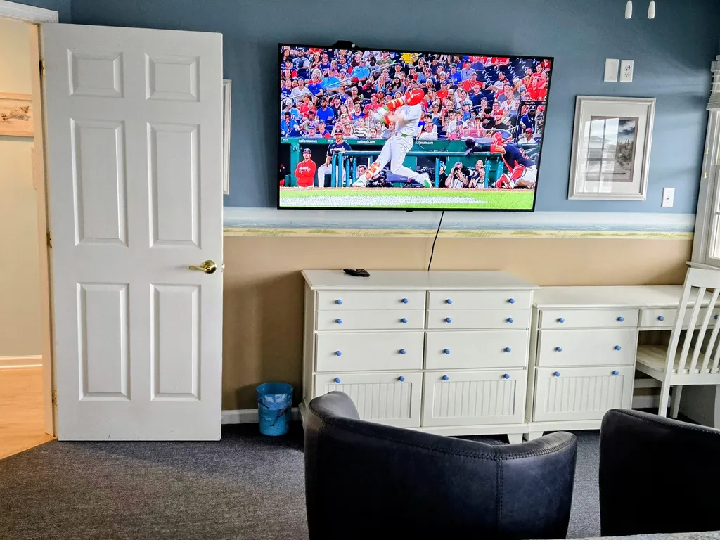 2nd floor king bedroom with 65&amp;quot; television