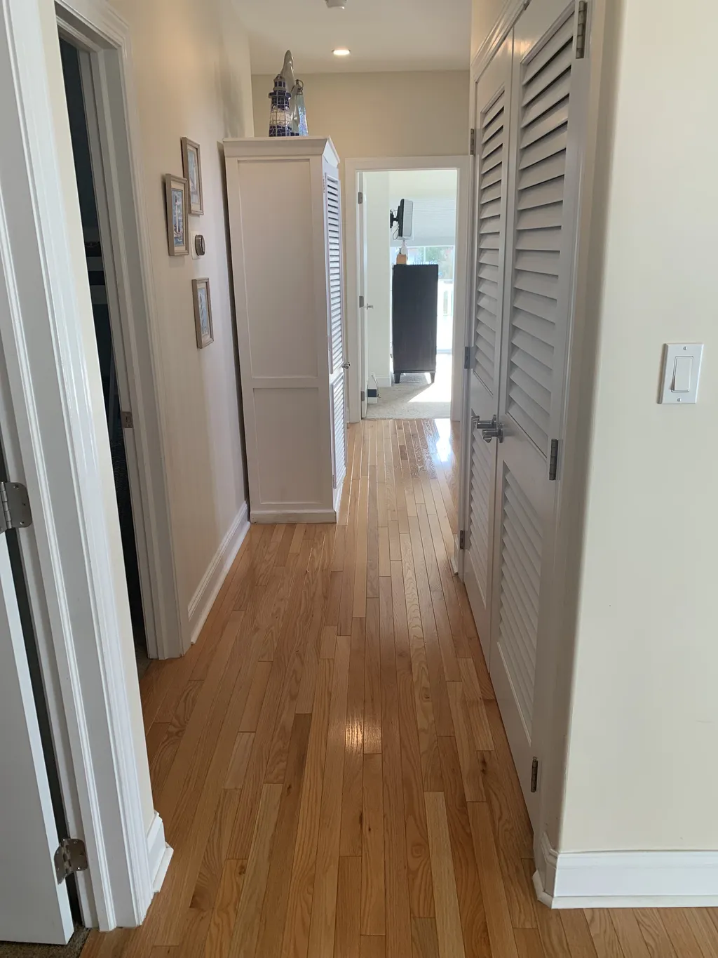 Lower level hall