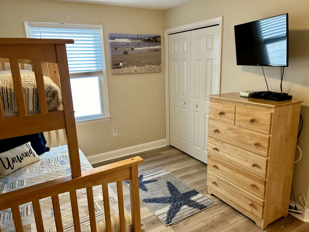 3rd bedroom with twin over full bunk, twin trundle, twin sofa bed