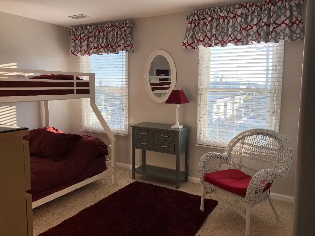 Bunk with full and twin