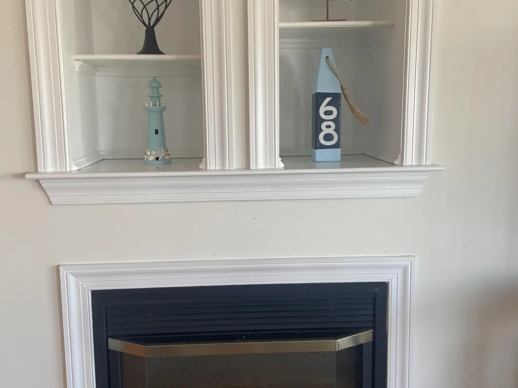 Great room  gas fireplace