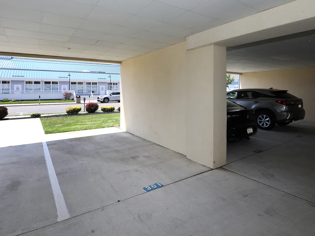 2 parking spaces 