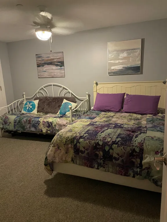 Newly redecorated bedroom