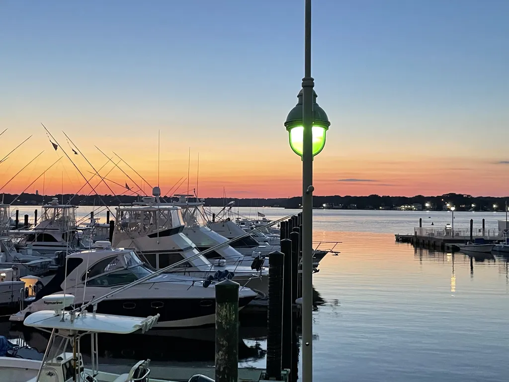 Sunset at the Marina Grille