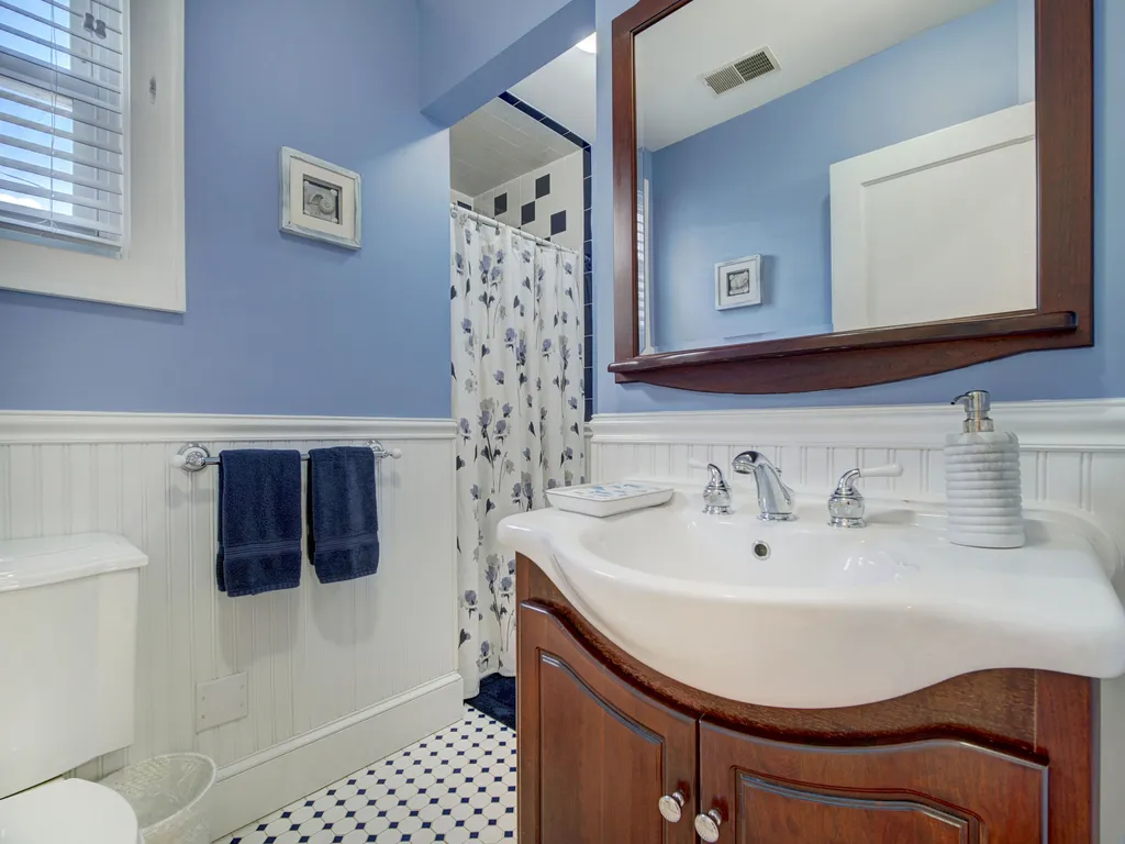 First floor full bath with stall shower