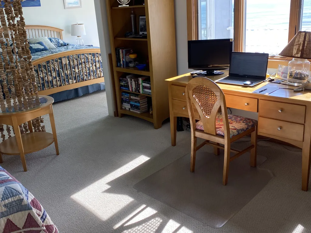 Desk in master anteroom