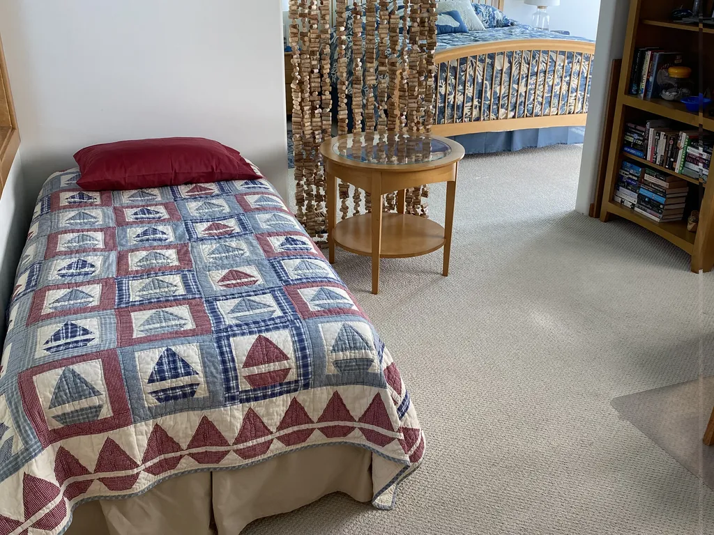 Twin bed in Master anteroom