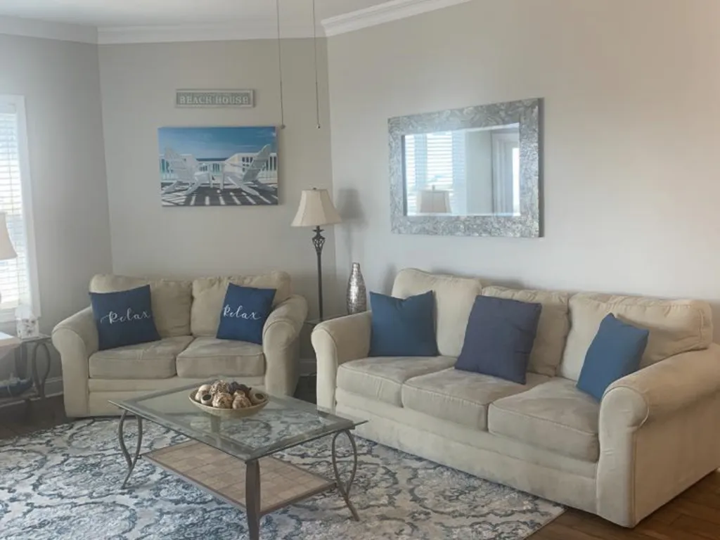living room with fireplace