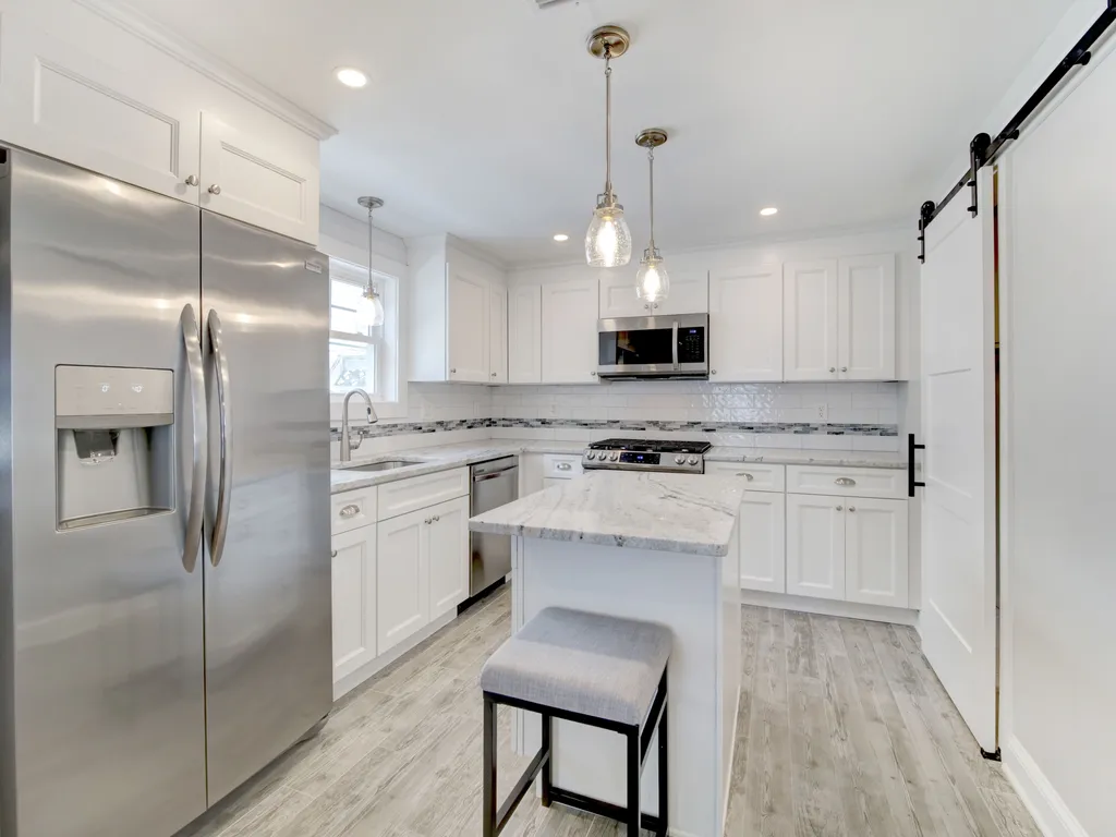 Updated kitchen with new appliances