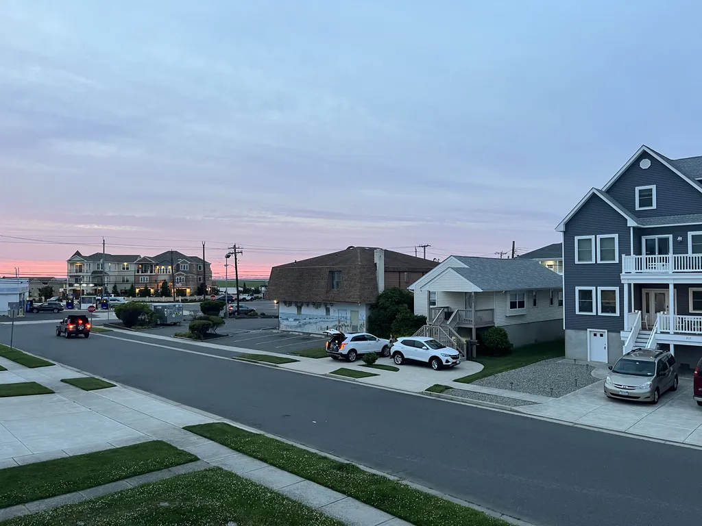 bayside sunset view 