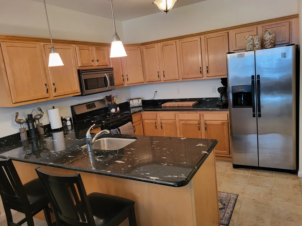 Modern Kitchen with stainless appliances