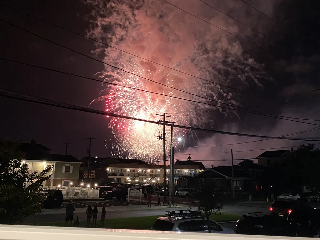 And as an added bonus, you have the best view in the Wildwoods for this weekly Friday night fireworks! 