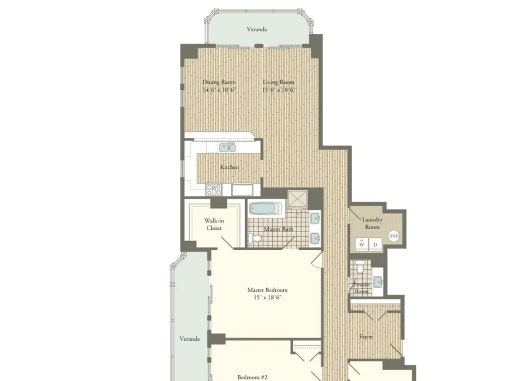 Nearly 2000 sf of one floor open floor plan living