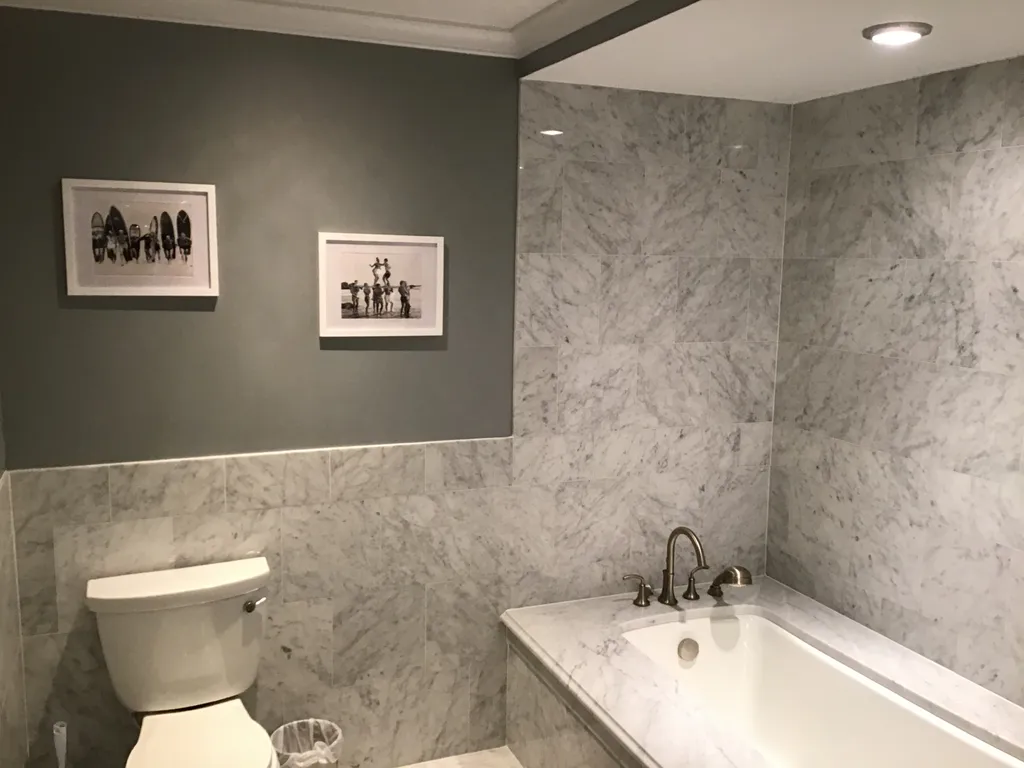Soaking tub in Main Bathroom