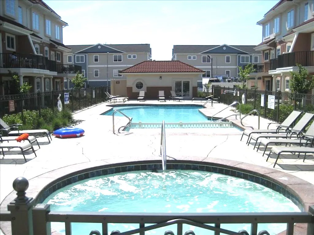 Pool monitor on site to prevent overcrowding from renters at other complexes 