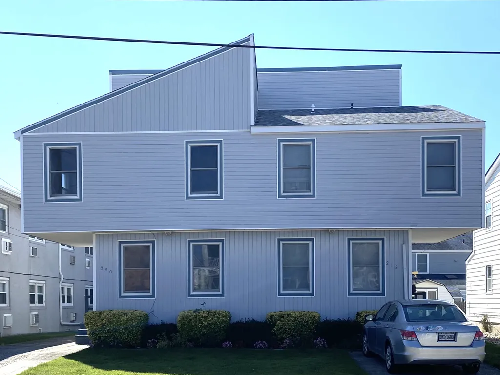 Right side of building with side entrance.