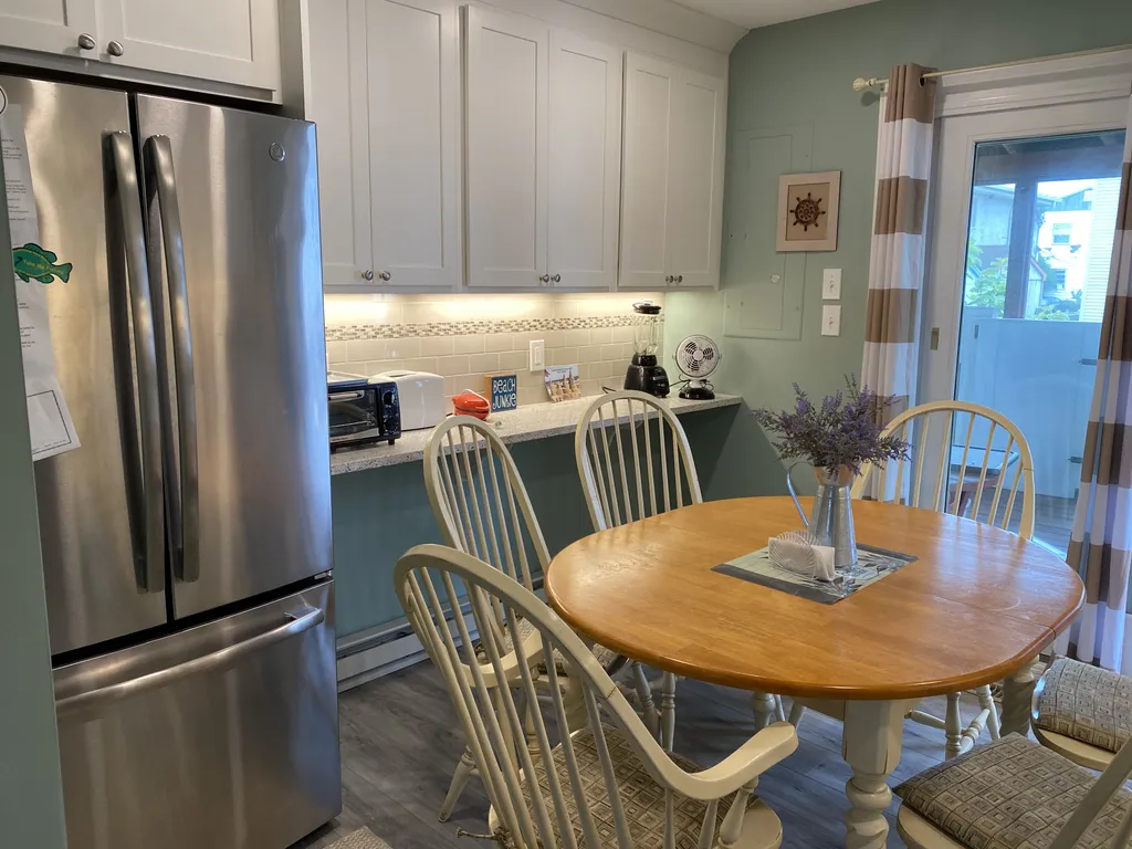 Big Fridge, Toaster, Toaster Oven, Blender.