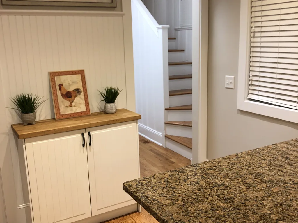 Kitchen Looking toward Laundry room and back staircase