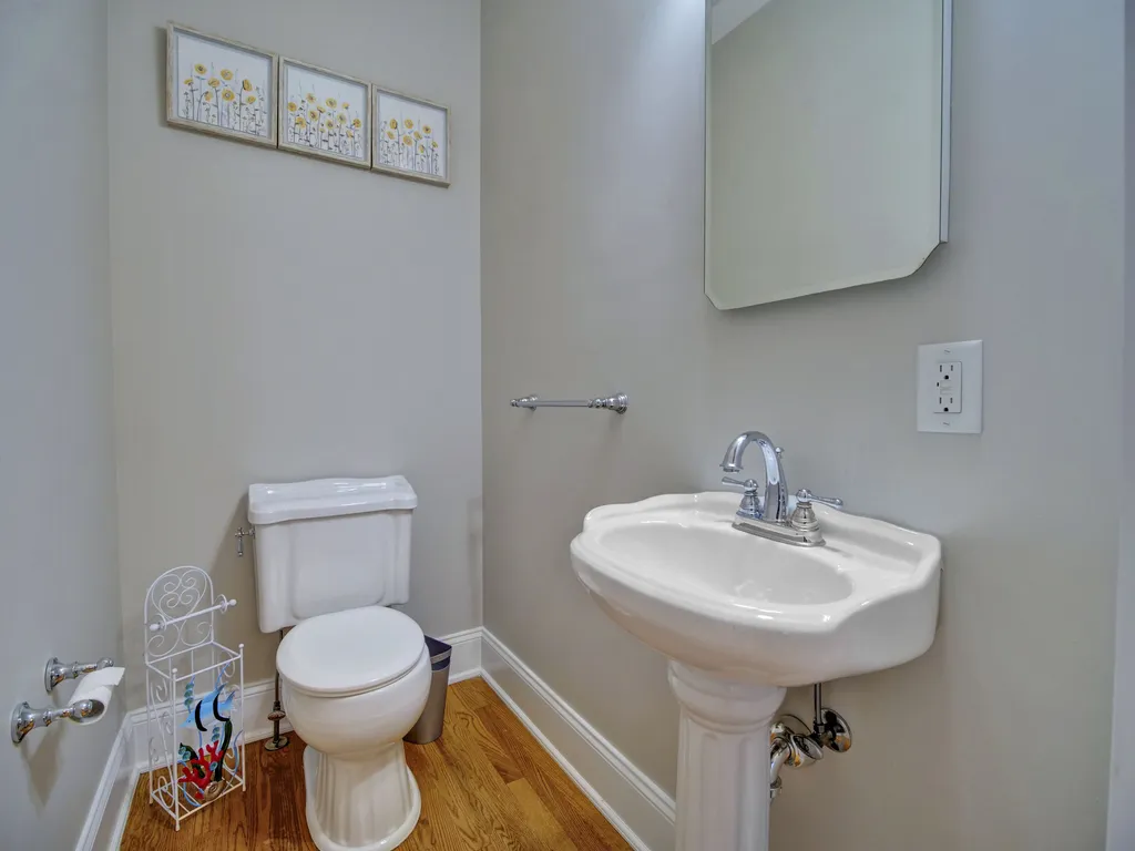 1/2 bath 1st floor