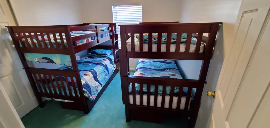 Bedroom #4 with New Twin Bunk Beds