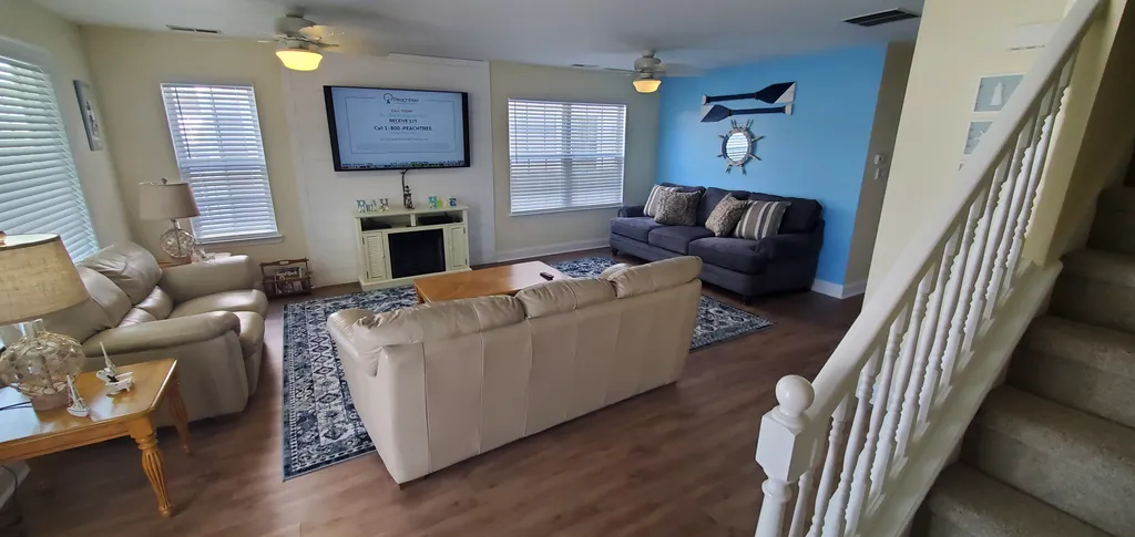 Two Ceiling Fans &amp;amp; Electric Fireplace