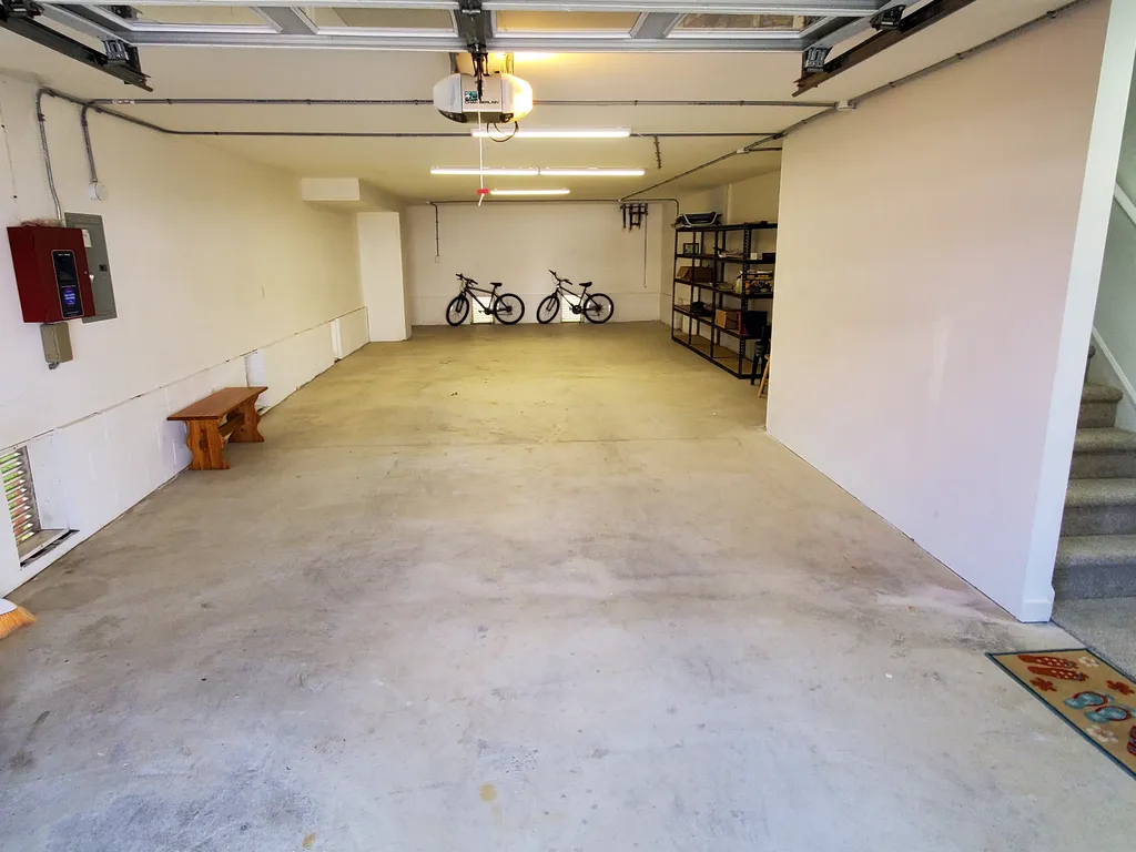 Large Private Garage with Private Entrance to First Floor