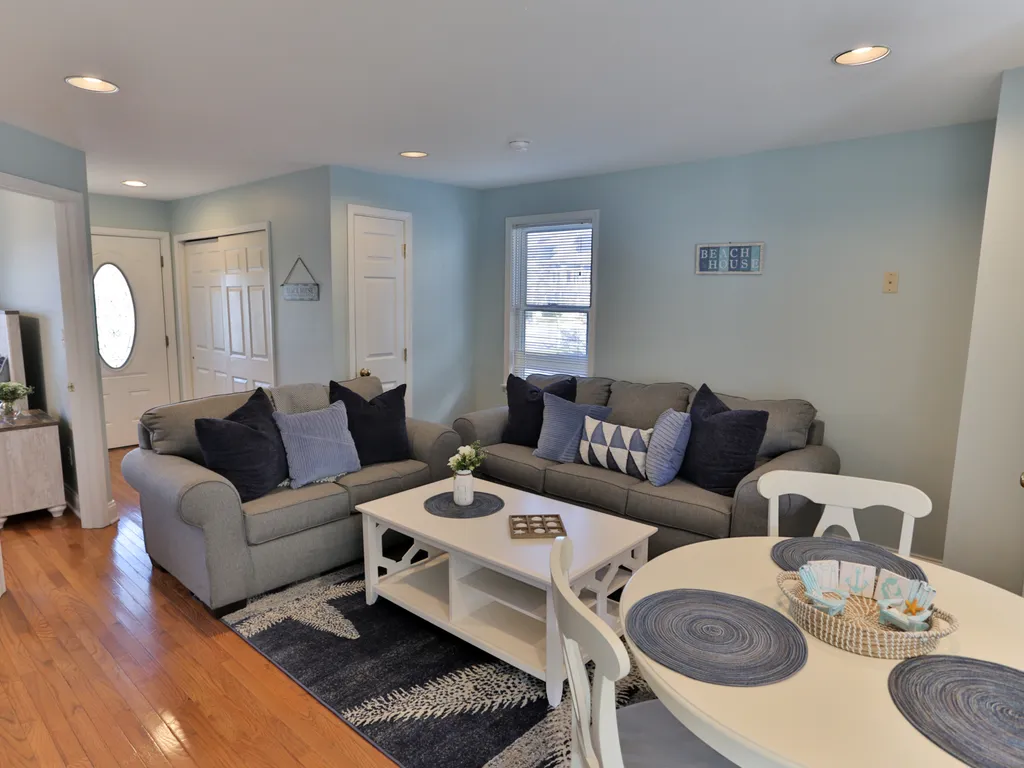 living room w/ pull-out couch