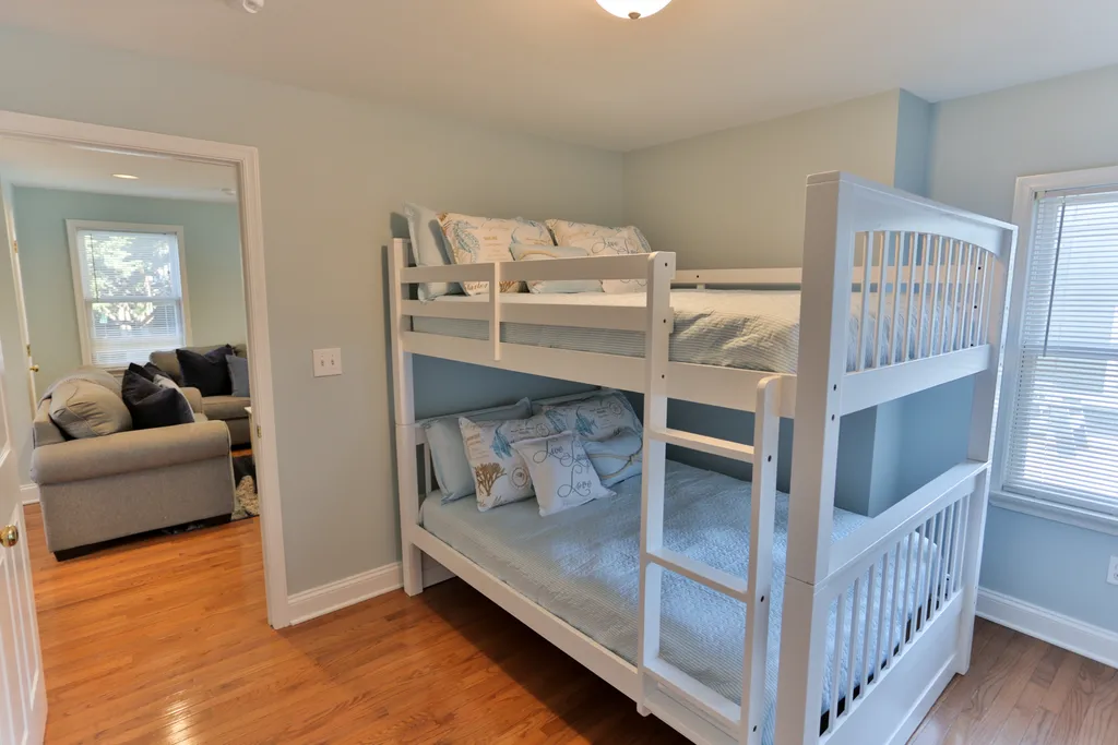 bedroom full over full bunk