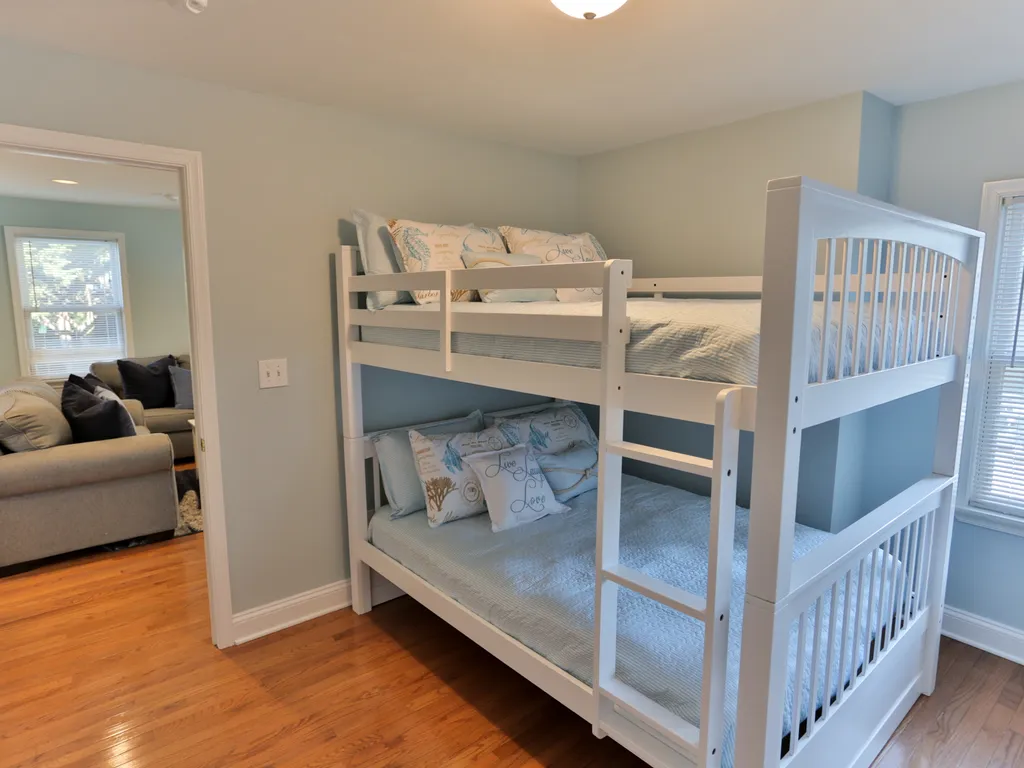 bedroom full over full bunk