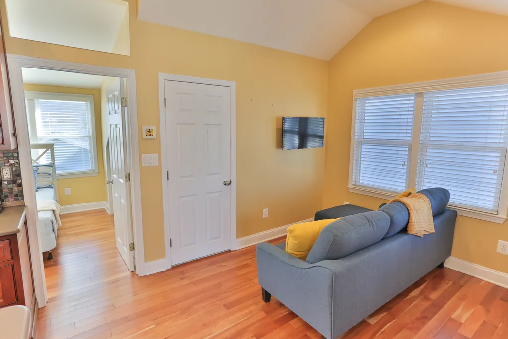 living room w/ pull-out couch